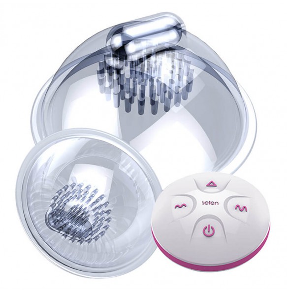 HK LETEN Nipple Breast Massager Vibrators (Chargeable - Transparent)